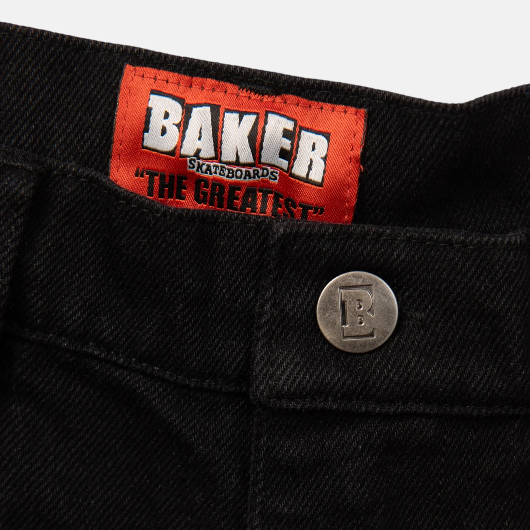 Warner Jean Shorts Black - Image 4